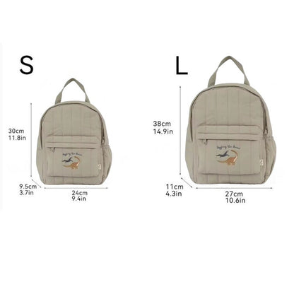 Mochila Infantil de Desenho Animado com Novo Design 2025, Padrão de Bordado de Animais, Mochila Escolar para Meninos, Meninas, Crianças Pequenas, Pré-Escola e Creche