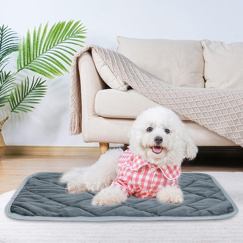 Almofada para Cama e Tapete para Pets 40x50CM Ninho de Gato e Cão Grosso Quente Almofada Térmica para Dormir Tapete Térmico Antiderrapante para Pets Macio Inverno