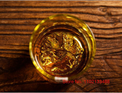 Copo de Uísque Japonês de Gelo para Uísque Puro Copos de Uísque de Montanha 3D Caixa de Presente de Madeira Taça de Conhaque Copo de Vodca Copo de Vinho
