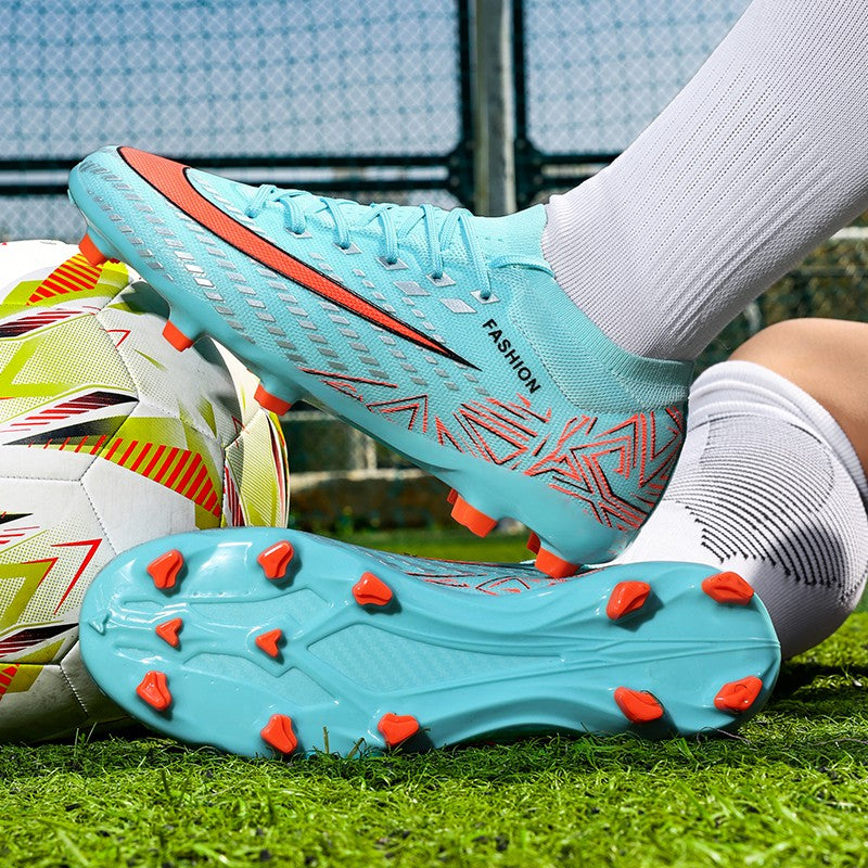 New Men Football Boots Futsal High-quality Mid-top Soccer Shoes Match Non-Slip Cleats Sneakers Indoor Hot-selling FG/TF