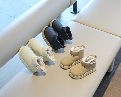 Autumn Winter Baby Boys Girls Snow Boots Children Outdoor Plush Shoes Anti-Slippery Infant Casual Shoes Waterproof Kids Boots