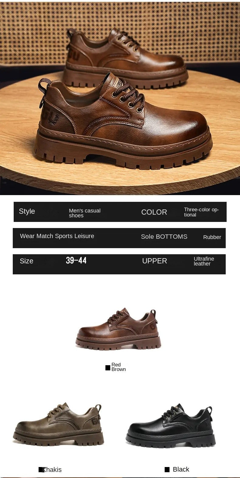 [ENLEN & BENNA] High-quality autumn and winter series men's shoes British fashion low-top men's leather shoes
