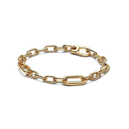 2025 Novo 925 Prata Esterlina Clássica Moda Pérola Pulseira Elo Corrente Joia de Alta Qualidade Acessório para o Dia das Mães