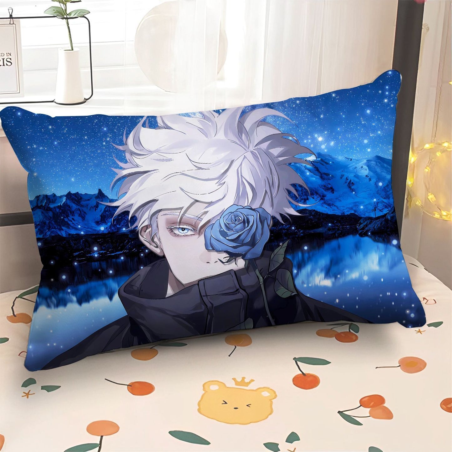 Jujutsu Kaisen peripheral pillow double side pillowcase Cartoon anime Itadori Yuji bedroom bed pillow Gojo Satoru soft pillow