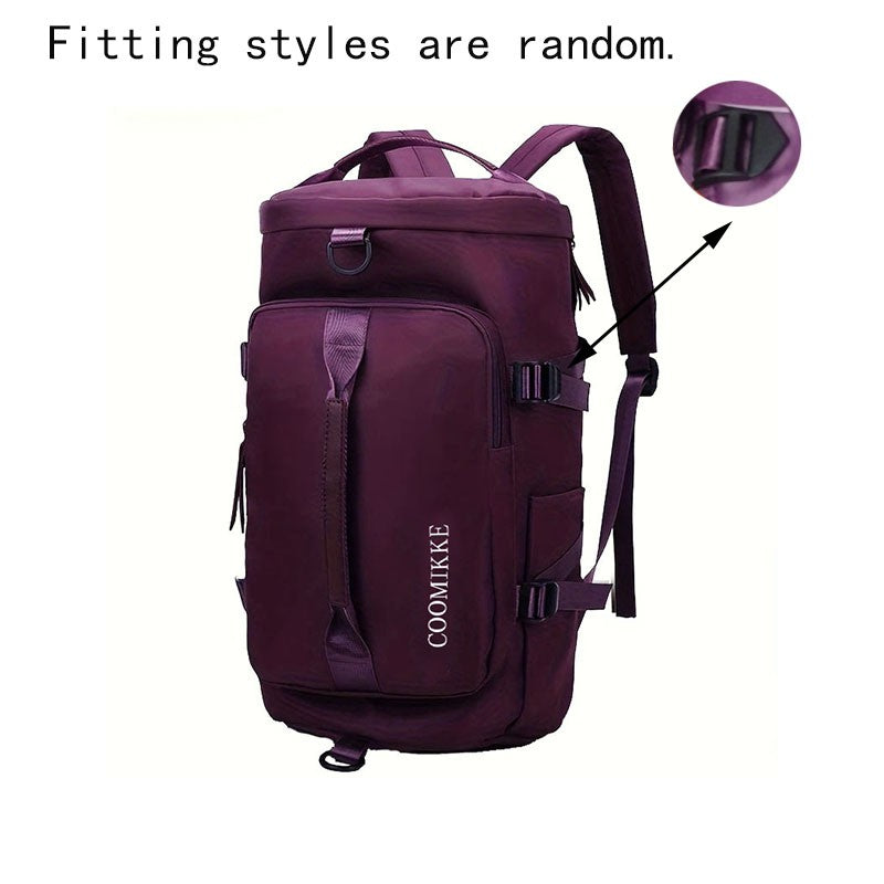 Mochila de estilo neutro para homens e mulheres, adequada para viagens e turismo, feita de material de nylon, é uma mochila de caminhada.