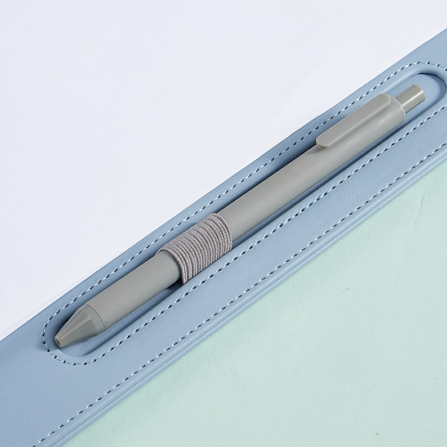 A4 leather writing clip, business folder, data book, office storage menu clip, contract book clip, music score clip