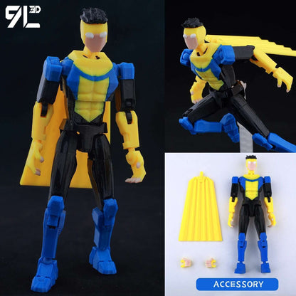 Boneco de Ação Multiarticulado 3D Impresso Dummy13 Homem-Aranha 9L3D Colecionável Marvel com Braços Articulados Boneco para Animação Stop Motion