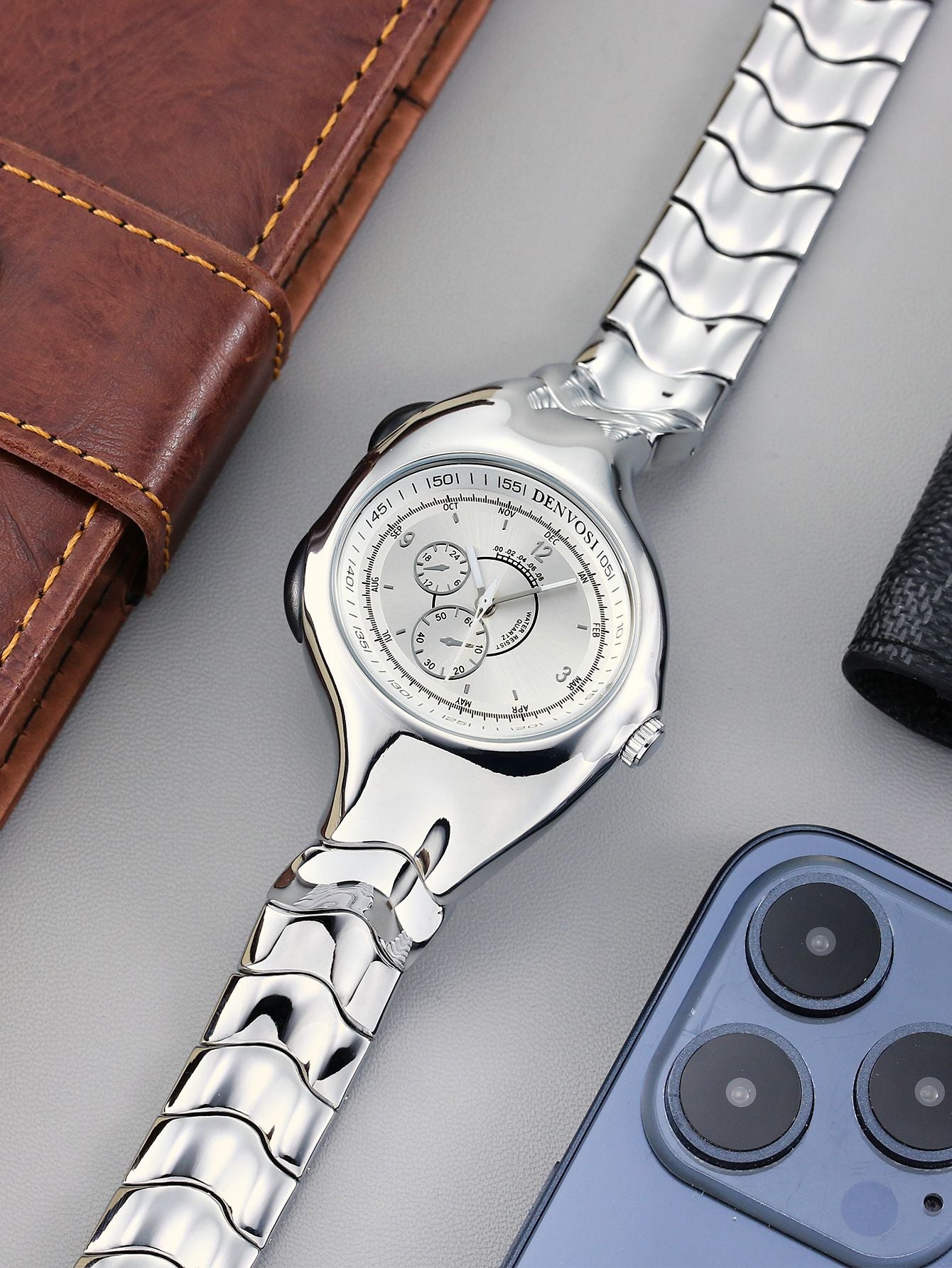 Alien Twist Original Watch Distorted Y2K Watch Men quartz watch Fashion Trendy Retro Watch  Sports Niche Personality Design