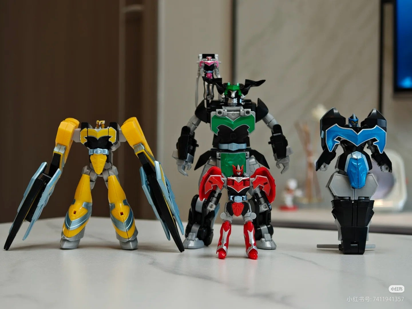 Bandai Mahou Sentai Magiranger Deus Demônio Brinquedos de Modelo Original Majiking Action Figure para Crianças Colecionáveis Shokugan