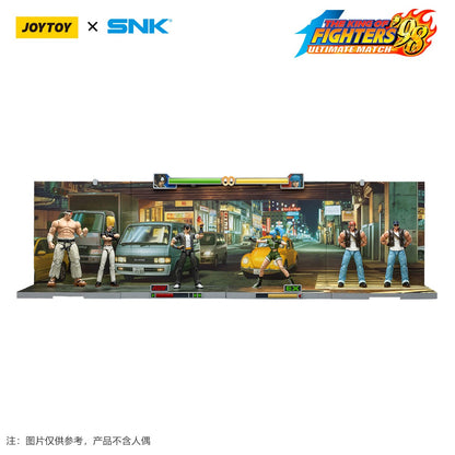 JOYTOY SNK Boneco de Ação 1/18 KOF '98UM Cenário Base-Rua Japonesa Modelo Aniversário