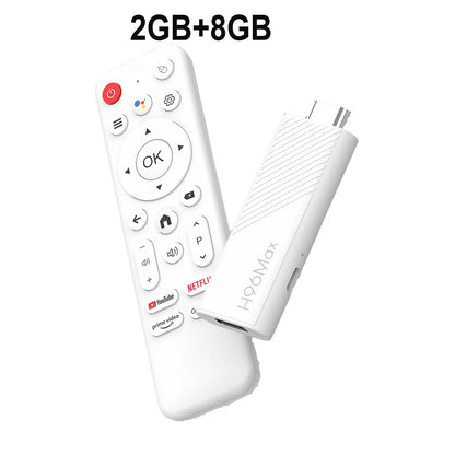 Android TV Stick Allwinner H313 Quad Core 4K Wifi6 BT Voice Assistant Remote Control Game Media Player Smart TV Box H96 Max