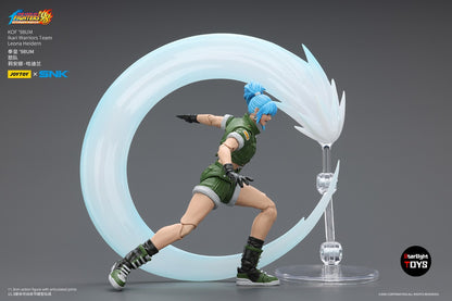 ?JOYTOY?1/18 Action Figure SNK KOF'98UM Ikari Warriors Team Leona Heidern Modelo Brinquedo Presentes