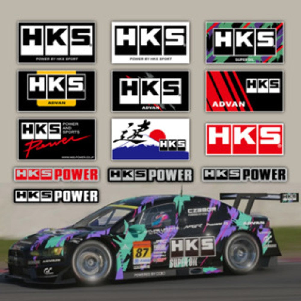 Para Adesivo HKS JDM Decalques de Corrida Moto Scooter Janela Automotiva Para-choque Decoração de Carro Acessórios Modificados ADVAN