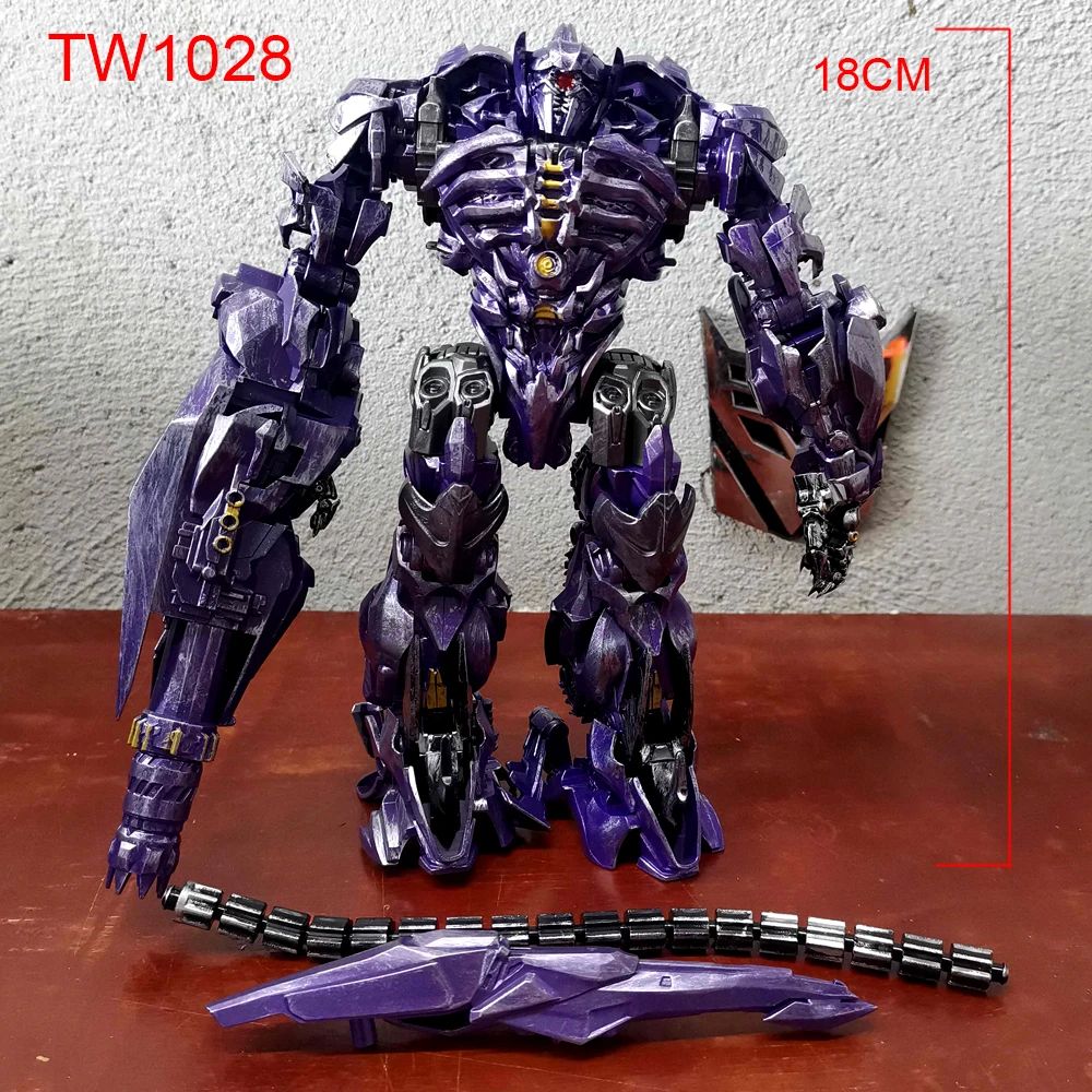 Baiwei Shockwave TW1028 Transformation Toys Sentinel Prime TW1024 Modelo Ironhide TW1026 Robô Bumblebee TW1025 Boneco TW1030