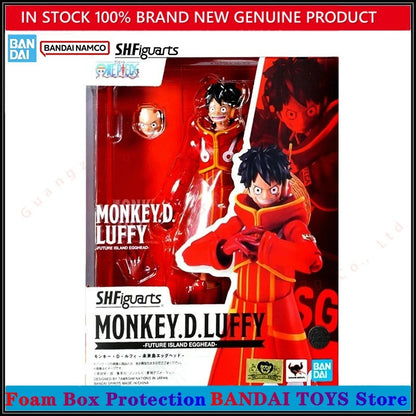 Atacado Bandai 100% Genuíno One Piece Model Kit Anime Figures SHF Monkey D Luffy Nami Shanks Roronoa Zoro Romance Dawn