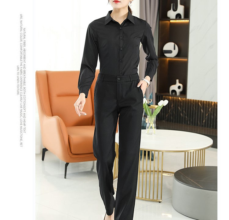 Formal Dress Women Shirt Long Sleeve Blouse New Black Shirt Women Tops 2024 Fashion Women Clothing Basic White Shirts OL Blouses