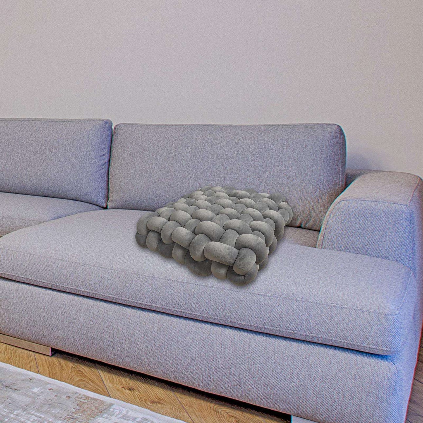 Decorative Throw Pillow Knot Gift Knotted Pillows Couch for Holiday Car Office