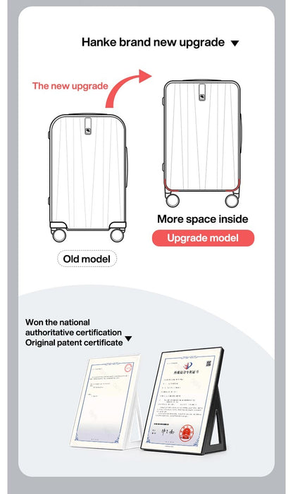 Best Spinner Luggage Suitcase PC Trolley Case Travel Bag Rolling Wheel Carry-On Boarding Men Women Luggage Trip Journey H80002