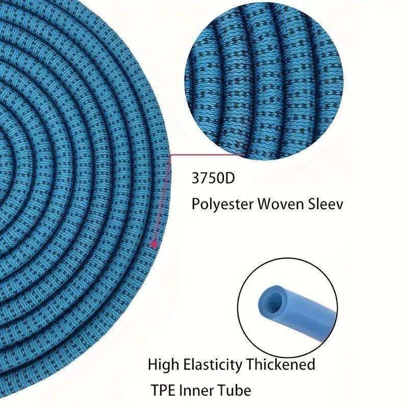 High Pressure Garden Water Hose 2.5-37.5 Meters Expandable Flexible Stripes Pipes for Garden Farm Irrigation Car Wash PVC Reel