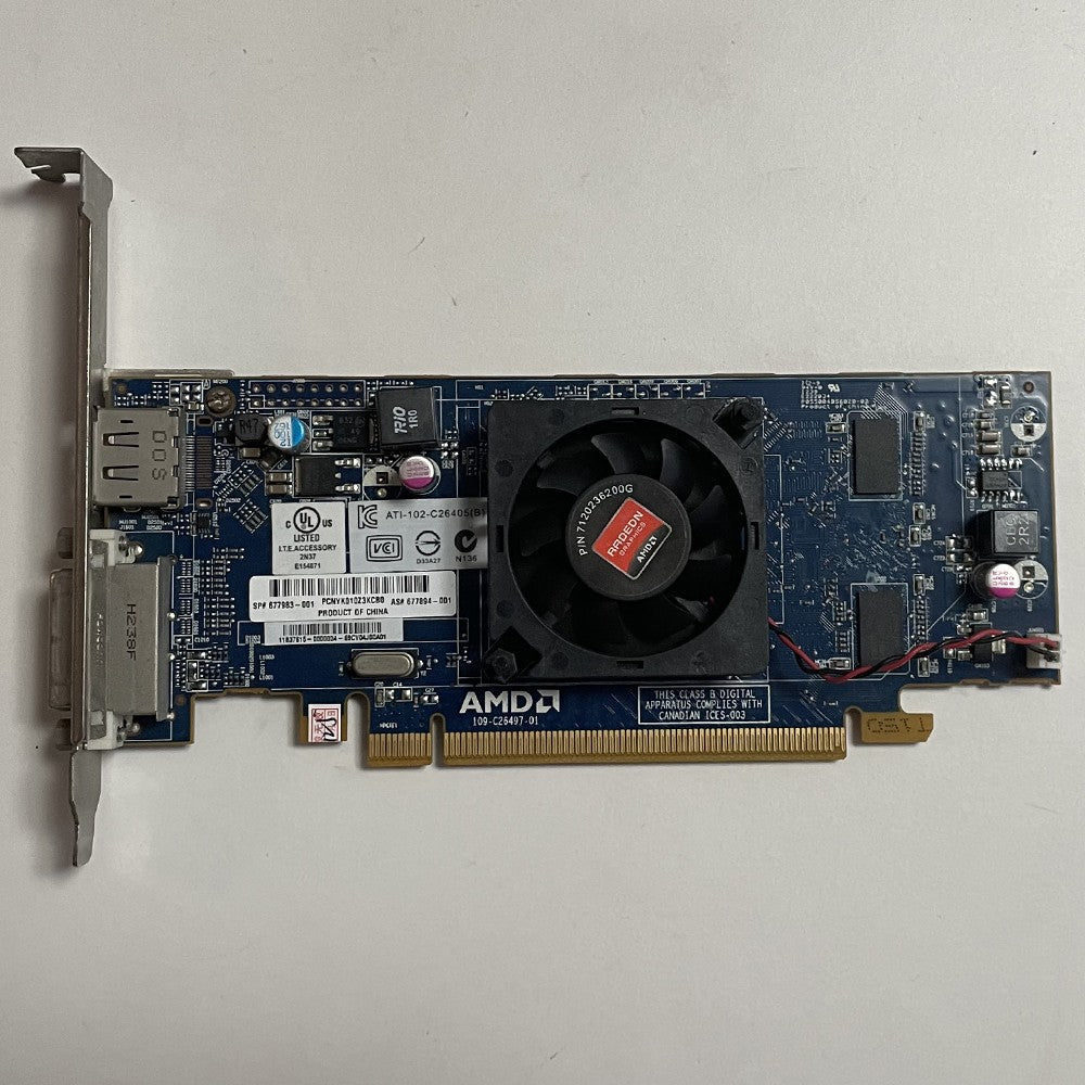 Original Used For HP AMD Radeon HD7450 PCI-E 1GB DDR3 697247-001 677894-002 Video Graphic Card Low Profile
