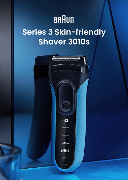 Braun Electric Shaver 3 Series ProSkin 3040S 3010S Reciprocating Shaver For Men Shaving Machine With Trimmer 100-240v