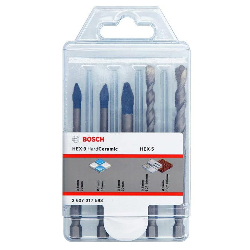 BOSCH Acessórios de Ferramentas Jogo de Brocas Suporte de Bits Broca Helicoidal Acessórios de Ferramentas Multifuncionais 2608522320 2608900585 2608522317