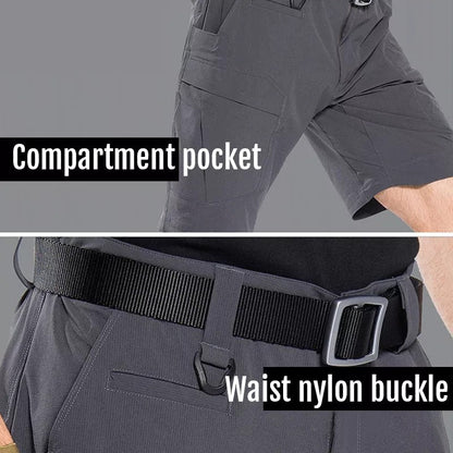 Outdoor Cargo Military Men Tactical Shorts for Summer Waterproof Urban Shorts Trekking Camp Pants Multi Pocket Plus Size Hiking