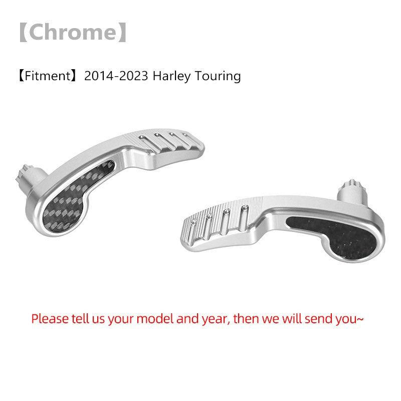 Para Harley Touring Road/Street Glide FLHR FLHTK 2014-2023 Kit de Travas de Alforje de Fibra de Carbono Levantador de Travas de Alforje