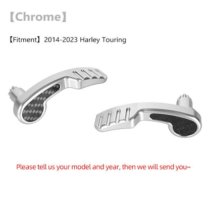 Para Harley Touring Road/Street Glide FLHR FLHTK 2014-2023 Kit de Travas de Alforje de Fibra de Carbono Levantador de Travas de Alforje