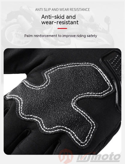 Luvas de motocicleta à prova d'água SUOMY para inverno, masculinas e femininas, primavera outono, luvas de motocross para motociclistas, tela sensível ao toque, luvas de ciclismo para motos