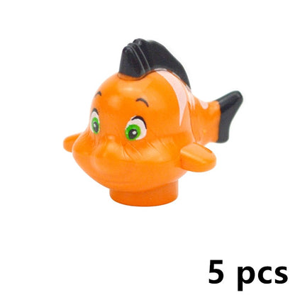 Creative DIY Model cute little Animal MOC Brick Building Blocks Pet Zoo Dog Duck Tortoise Penguin Cat Pig Bird Rabbit Toys