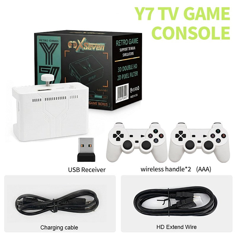Hot Sale 2026 X7 TV Video Game Box Y7 Super PSP Game Console HD Output Joystick Dual Controller Fighting Game Console