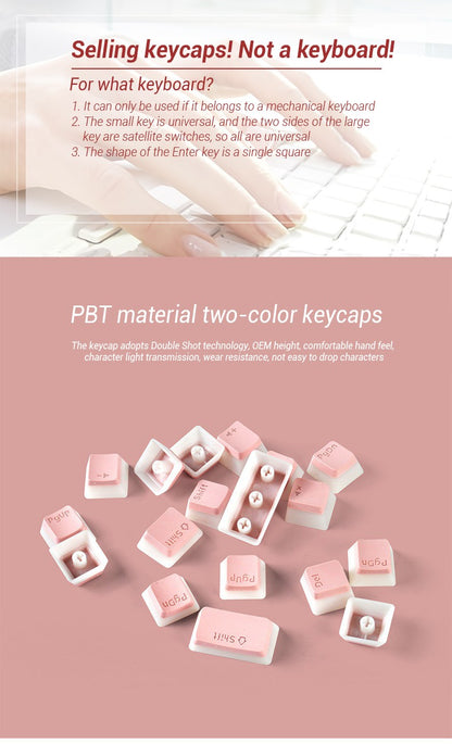 129 Teclas Pudding Keycaps Perfil OEM PBT Double Shot Keycap Para Teclado Mecânico Mx Switch Layout ISO Teclas retroiluminadas RGB