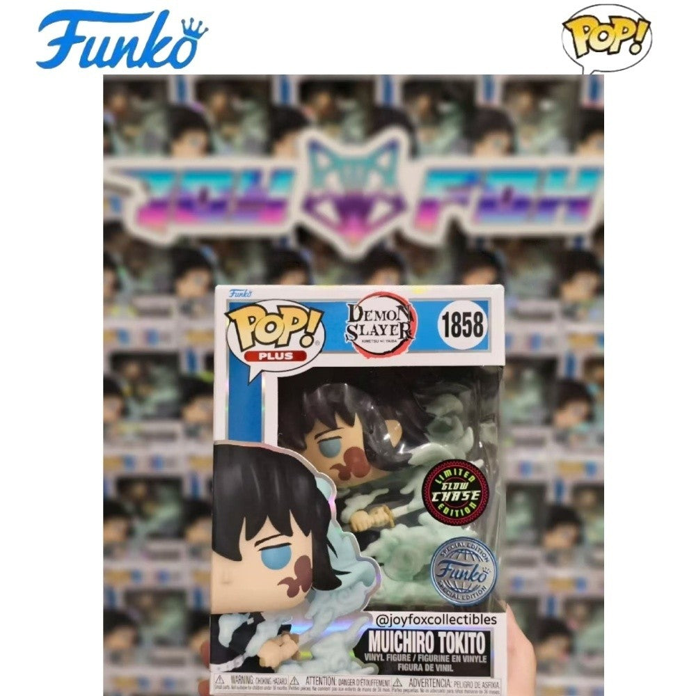 Funko Pop Muichiro Tokito Boneco de Ação Anime Demon Slayer Série Kochou Shinobu Modelo Edição Limitada Coleção Presentes Originais