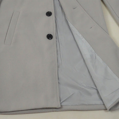 Male Streetwear Jackets Man's Solid Color Casual Outerwear And Coats Single Breasted Lapel Wool Men's Jacket For Spring Winter