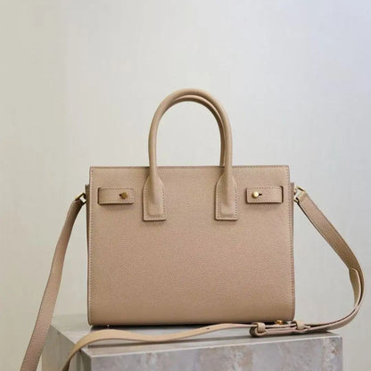 2025 new women's leather handbag, women's leather shoulder bag, crossbody bag, casual large capacity handbag, accordion bag