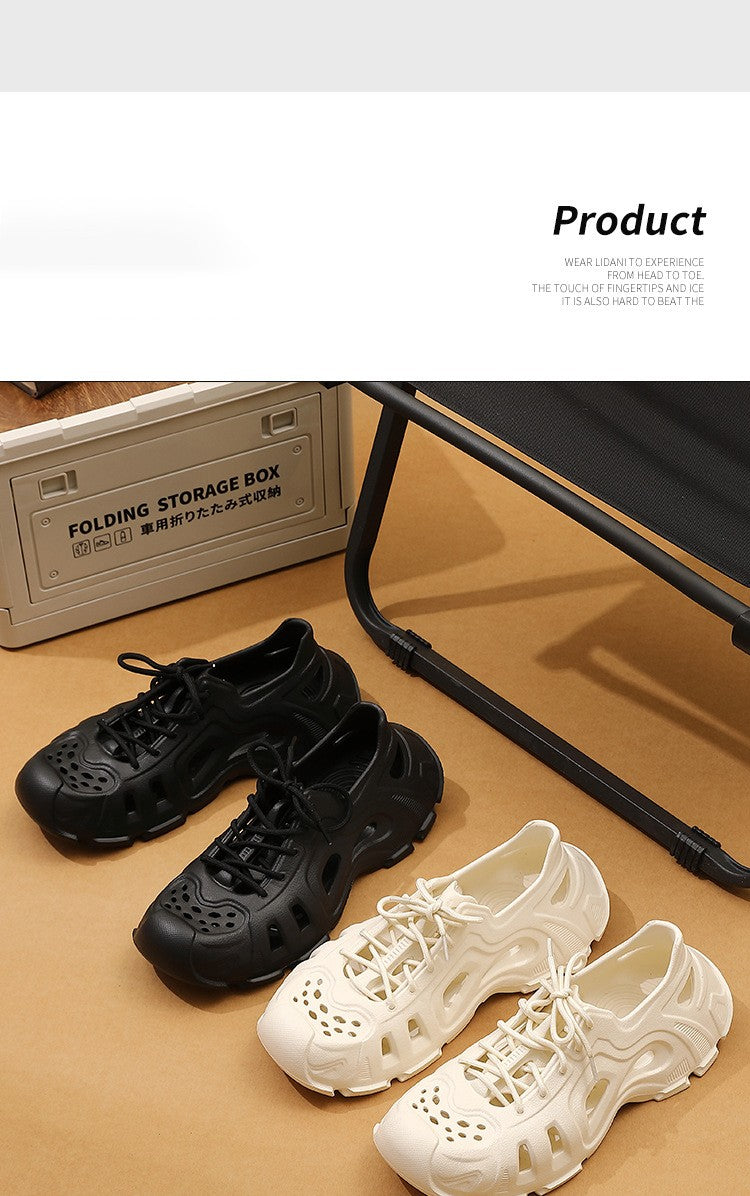 Super Cool Beach Sandals Comfortable Thick EVA Soles Antislip Outdoor Slippers Fashion Slides Street Normal Style Shoes