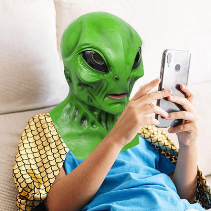 Alien Mask Alien Mask Scary Latex Mask Full Head Mask For Halloween Cosplay Costume Party Prop for Adults Men Women