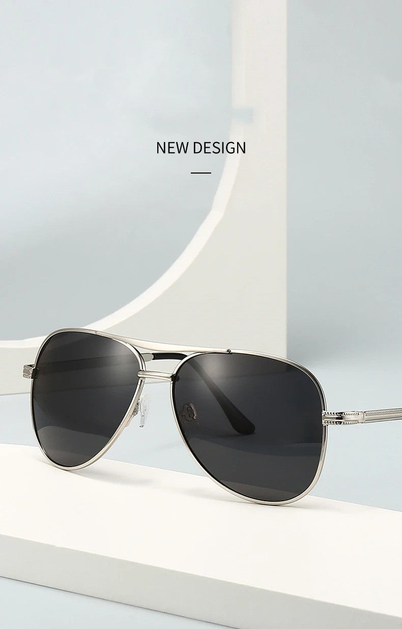 Brand Design Pilot Polarized Sunglasses For Men Women Fashion Trend Outdoor Cycling Car Driving Sun Glasses Goggle Eyewear 2025