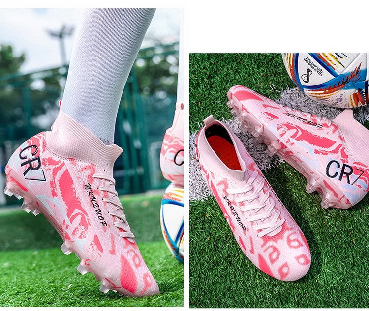 Man Football Shoes Professional Society Soccer Cleats Soccer Boots Non-slip Training Sneaker Artificial Quality Grass Footwear