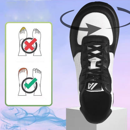 2025 New Mens Casual Shoes Leather Fashion Breathable Sneakers Anti Slip Travel Shoes Lace Up Flats Shoes Comfortable Men Shoes