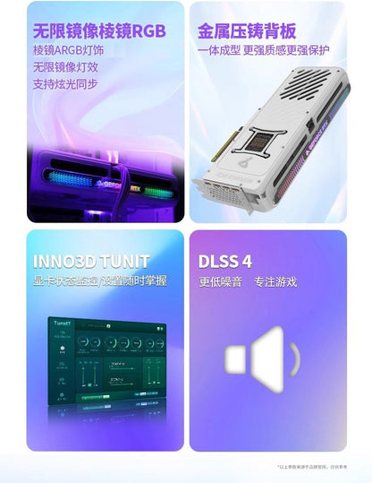 Esports Rebel RTX5080/5090D V2 White Desktop Computer Black Myth Wukong Game Independent Graphics Card