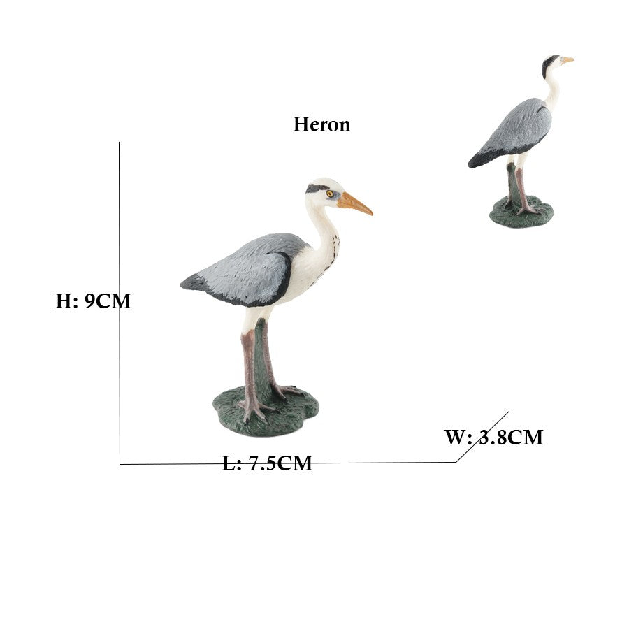 Coruja Flamingo Peru Tucano Seahawk Modelo Animais Estatuetas Plástico Pássaro Brinquedo Boneco de Ação Aventuras na Selva Presentes para Crianças Zoológico da Floresta