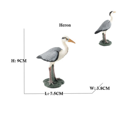 Coruja Flamingo Peru Tucano Seahawk Modelo Animais Estatuetas Plástico Pássaro Brinquedo Boneco de Ação Aventuras na Selva Presentes para Crianças Zoológico da Floresta