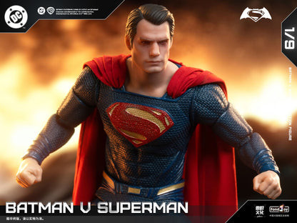 Novo conjunto de figuras Fondjoy BVS, Boneco de Ação Batman Blindado, Superman com Armadura Danificada 1/9 Batman V Superman: A Origem da Justiça DC Toys