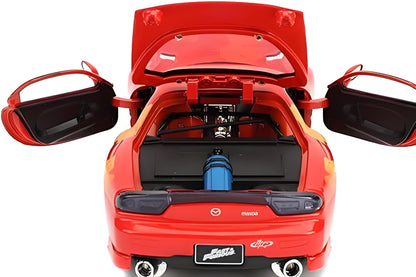 JADA 1:24 Doms Mazda RX7 Alloy Car Diecasts & Toy Vehicles Car Model Miniature Scale Model Car For Children