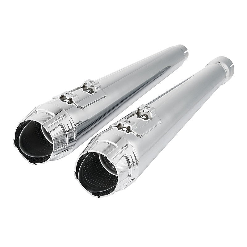 Motorcycle Megaphone Tappered Slip On Exhaust Pipes For Harley Touring Road King Road Glide 2017-2023