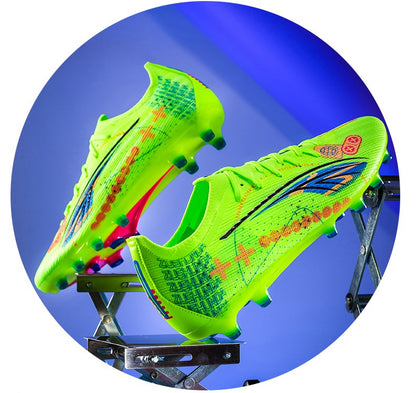 Soccer Shoes Men's Football Field Boots Grass Training Society Sports Soccer Cleats Without ShoeLaces Crampons De Football