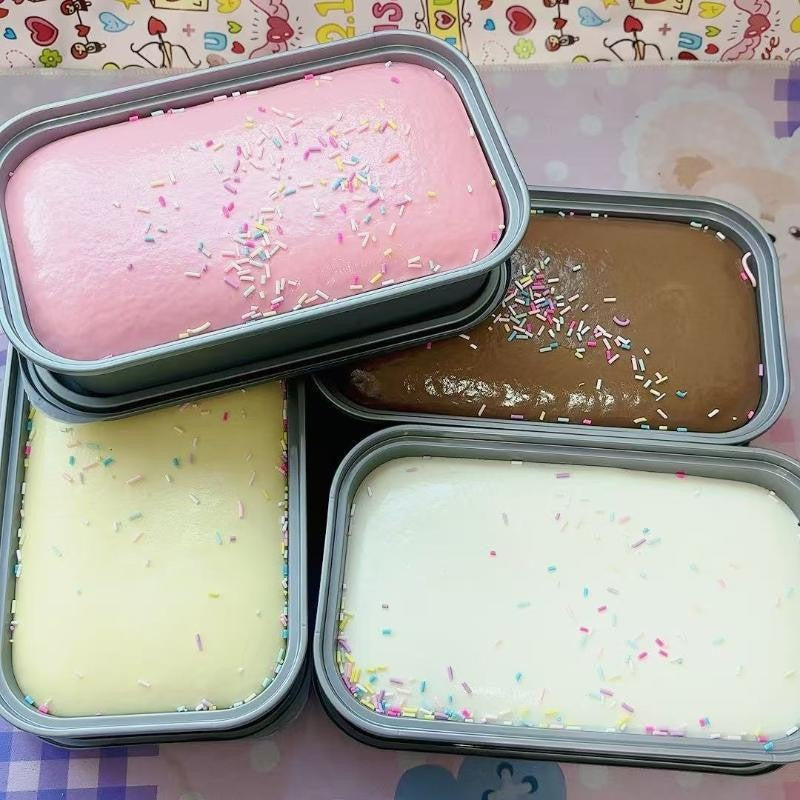 [CL]1Pc Box Cake Toy Slow Rising Squeeze Toy Butter Ice Cream Box Fidget Toy Anti Stress Release Hand Relax Gift[CL]
