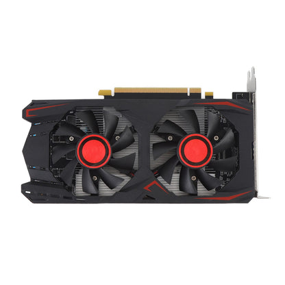 Gaming Graphics Card PCIE 2.0 16X Slot Double Fan HD Multimedia Interface Graphics Card Low Noise DVI VGA Interface for Work